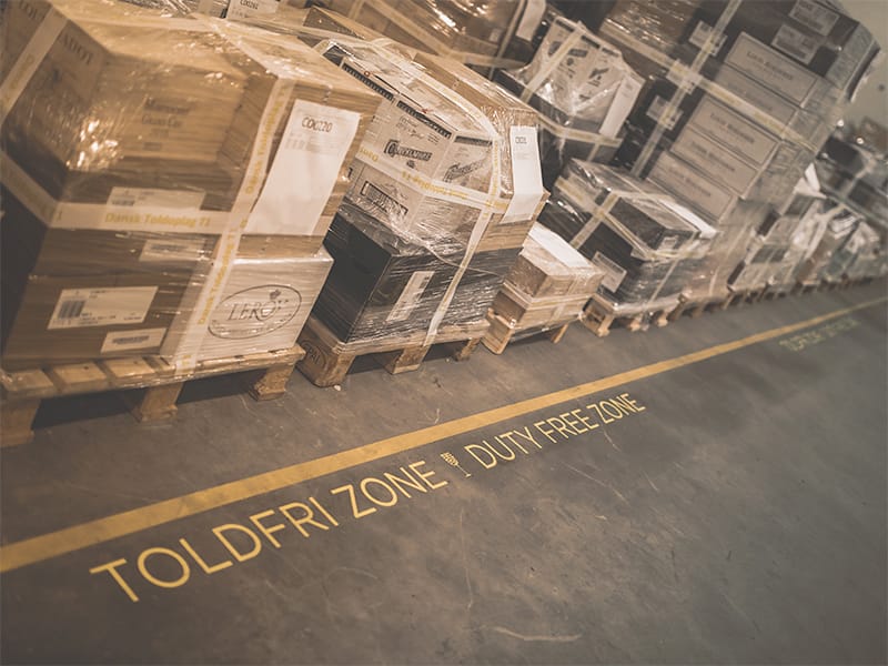 Aankoop van wijn zonder btw