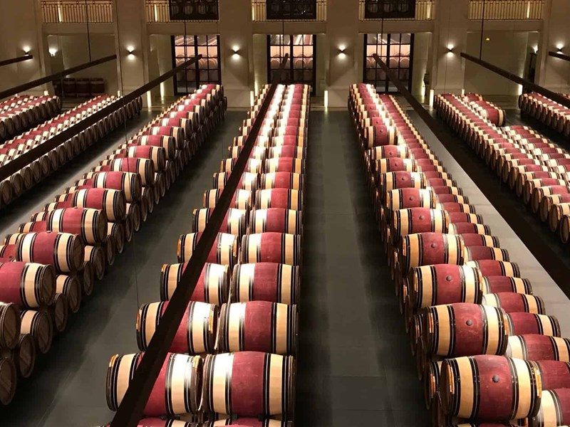 Wijnvaten uit Bordeaux