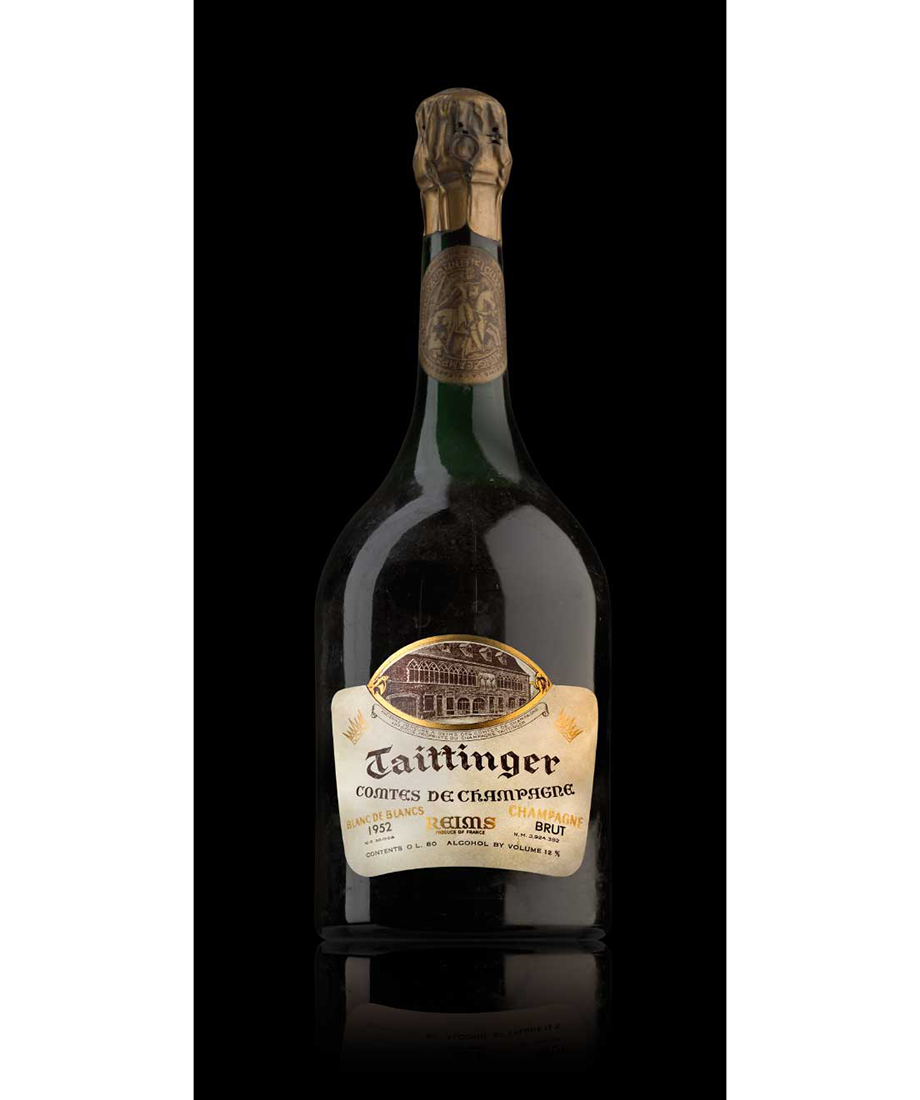 1959 Taittinger Comtes de Champagne Vintage 1959. Taittingers eerste Comtes de Champagne